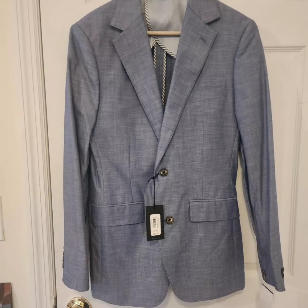 Bonobos Gray Textured Blazer Sport Coat